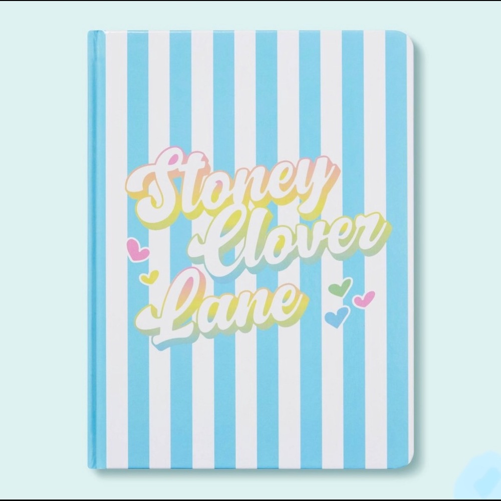 NWT Stoney Clover Lane x Target blue & white logo notebook